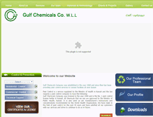 Tablet Screenshot of gulfchemicalskw.com